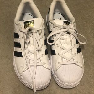 Addidas Ortholite Superstars Boys US 2.5